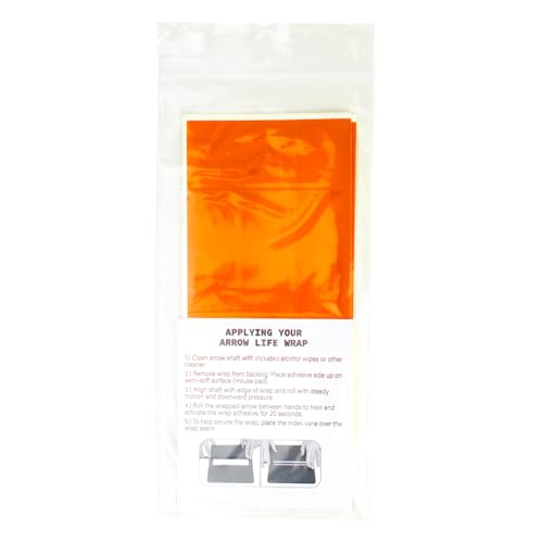 Arrow Life 6" Arrow Wraps 12 Pack Orange 1.125" Width