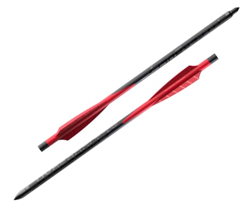 Barnett Demun Hyperbolt 3F - 12 Pack Mini Crossbow Bolts, 7 Inch with Threaded Target Points, 3 Fletched Bolts for Accu Strike and Accu Strike Pro - Precision and Performance in Every Shot