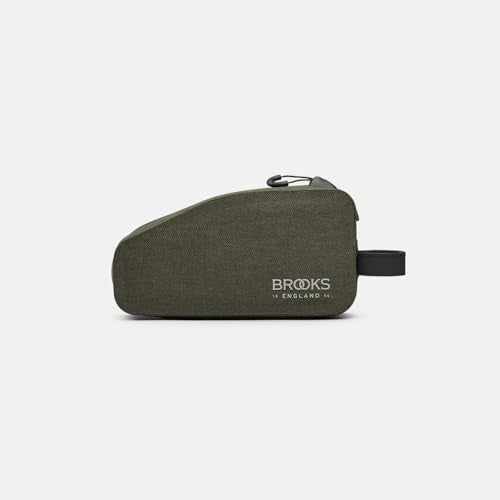Brooks England Scape Top Tube Bag with Bolt, Cycling and Gravel Bag, Mud Green, One Size
