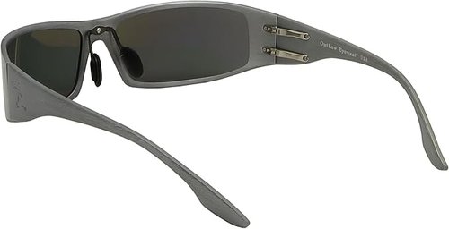 OutLaw Eyewear Fugitive TAC Ballistic Sunglass Brushed Gunmetal Aluminum Frame Polarized Lenses, ANSI Z87.1 USA Made