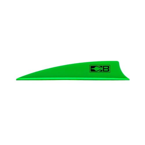 Bohning X3 Vane, 3", Neon Green, 36pk