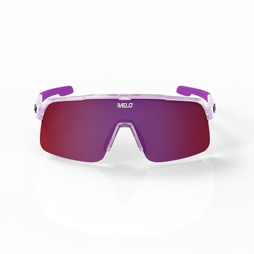 VELO Shades Slider – Phantom – Baseball/Softball Sunglasses – By Jax at The Bullpen Training (Purple, Sml Adult/Youth)