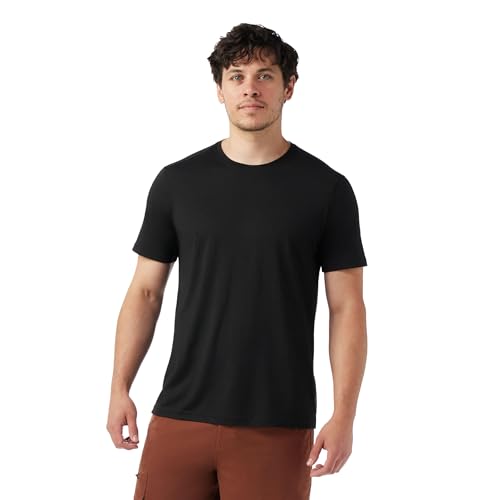 Smartwool Men's Standard Active Short Sleeve, Black