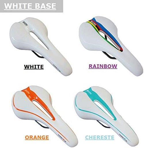 GORIX Bike Saddle Seat Comfortable Cushion with Rail Mountain Road Bicycle for Men and Women (GX-C19)
