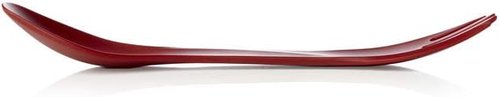 humangear GoBites Uno Portable Silverware Utensils Camping Gear Accessories Kitchen Equipment for Cooking or Lunchbox, 1-Pack, Red
