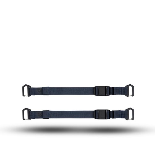 WANDRD Premium Accessory Straps: Durable 1" Straps w/Magnetic Buckle, Metal Gatekeepers & Reflective Logo (2-Pack)