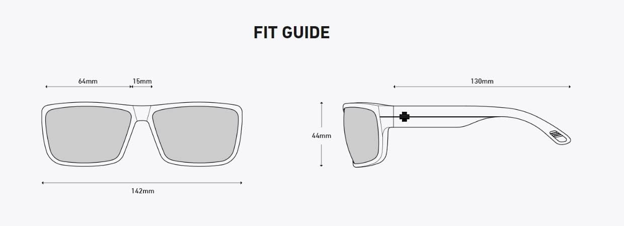 Spy Optic Rocky Sunglasses Soft Matte Black w/ Happy Bronze Polarized Green Spectra Lens