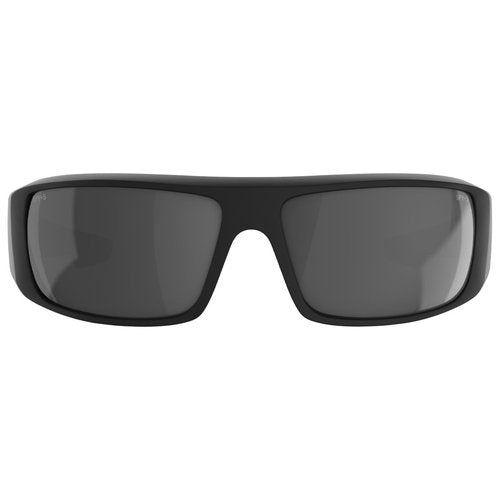Spy Optic Men's Logan Ansi Rectangular Sunglasses, Matte Black Happy Photochromic, 61