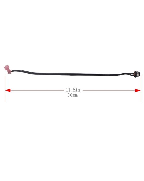 290160 DC Power Jack Wire Harness, Compatible with NordicTrack, ProForm, FreeMotion, Epic Elliptical Machines – Replaces Lower Power Port Connector, 11.8in Cable