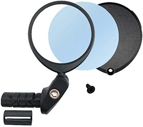 Hafny Replaceable Bar End Bike Mirror (Automotive Grade Glass Lens)