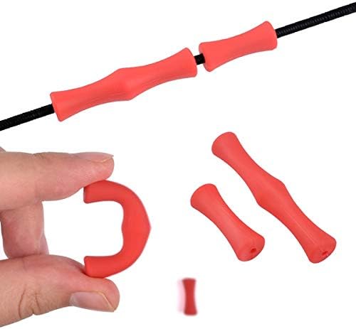 GPP 5 PCS Archery Bowstring Finger Saver QuickShot Finger Guard for Hunting or Bowfishing in 5 Colors