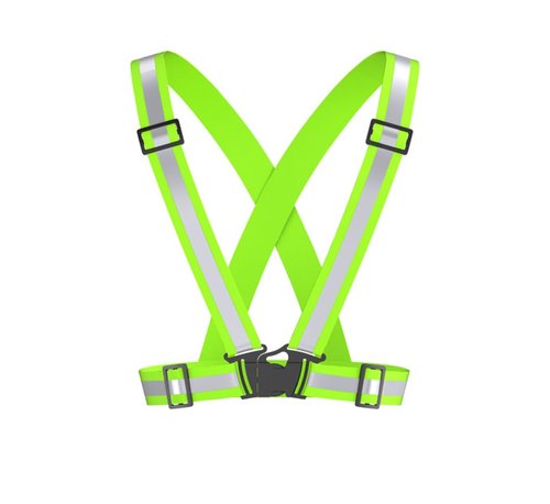 Invenko Reflective Safety Vest for Running, High Visibility, Adjustable Straps