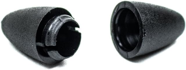 Paracord Planet Black Plastic Lanyard Safety POP Barrel Connectors - Available in 1, 5, 10 and 20 Packs
