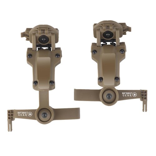 Bifrost Gear COM-RAC Gen 4 Tactical Helmet Rail Adapter Compatible with Comtac Headset (Black)