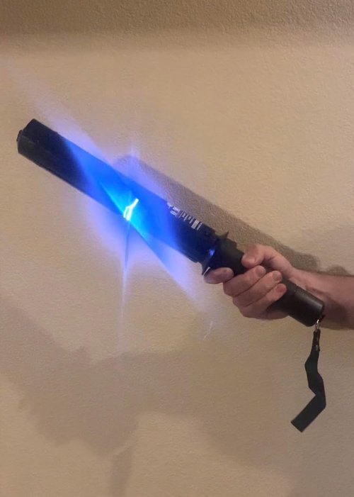 Extra Large O-MEGA Star Warrior Stun Gun - 18.5 inches, High Stopping Power, 2.5 lb