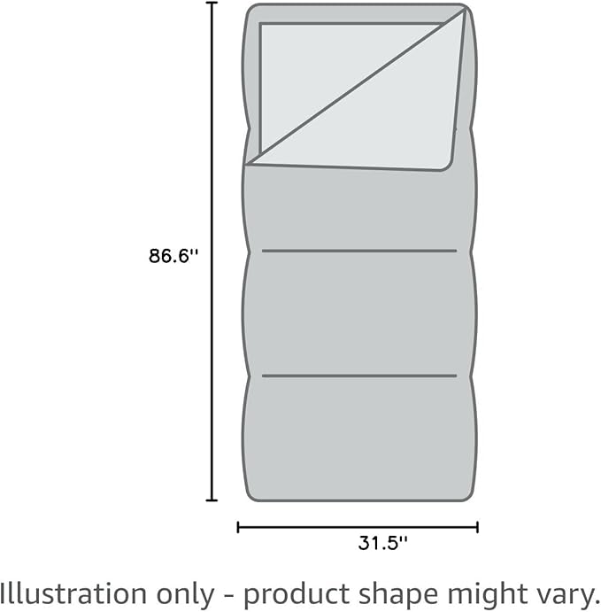 0-20 Degrees F Down Sleeping Bag for Adults - 4 Season Envelope With Arm Holes, Wearable for Backpacking Camping - Ultralight, Compact, Move Freely While Wearing