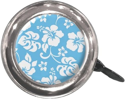 Blue Floral Clean Motion Bell - Elegant Decorative Accent for Home