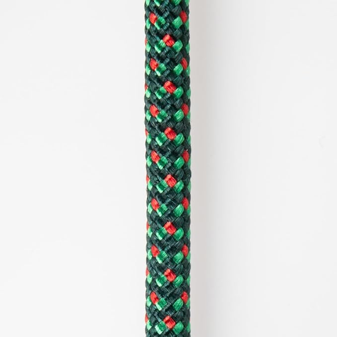 Paracord Planet Holiday Colors 550 Paracord – Great for DIY, Bracelets, and Lanyards – Mistletoe (50 Feet)