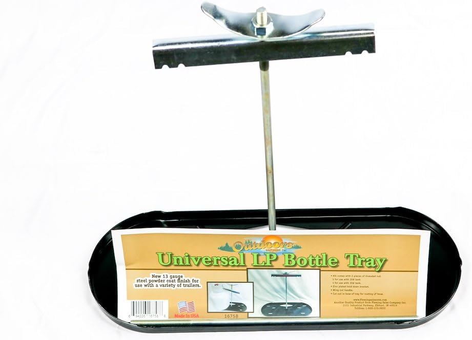 Universal LP Bottle Tray Black