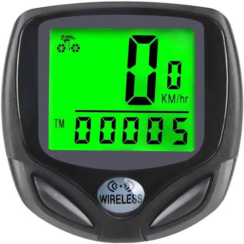 Bicycle Speedometer Wireless, Bicycle Speedometer English Code Wireless Waterproof Environmentally Friendly Clear Screen Cycling Computers for Bike