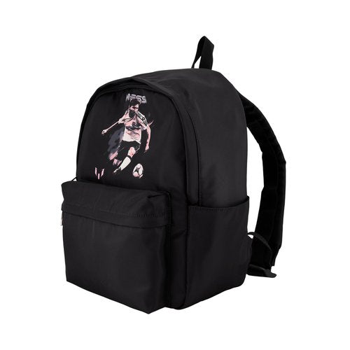 Messi Women's Lifestyle Backpack, Bookbag with Pockets & Adjustable Straps, Black, One Size