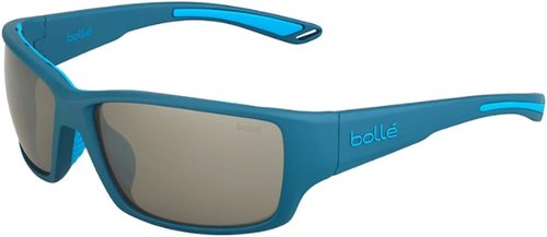Bolle Kayman Polarized Anti Fog Sunglasses, Matte Storm Blue