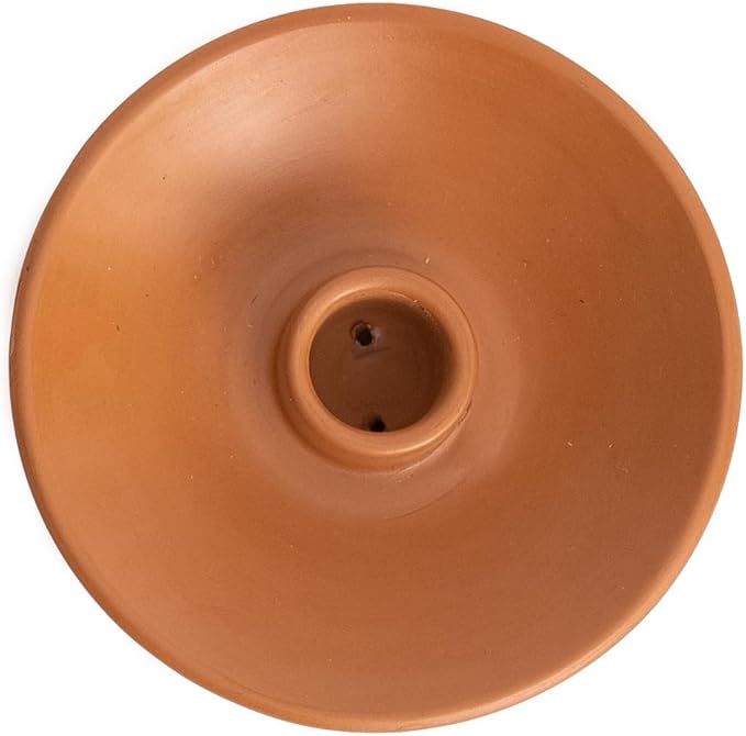 Luna Sundara Authentic Peru Pottery Palo Santo Stick Holder and Incense Holder Includes 5 Palo Santo Sticks Handmade Ceramic Smudge Bowl Sage Holder Palo Santo Holder (Brown)