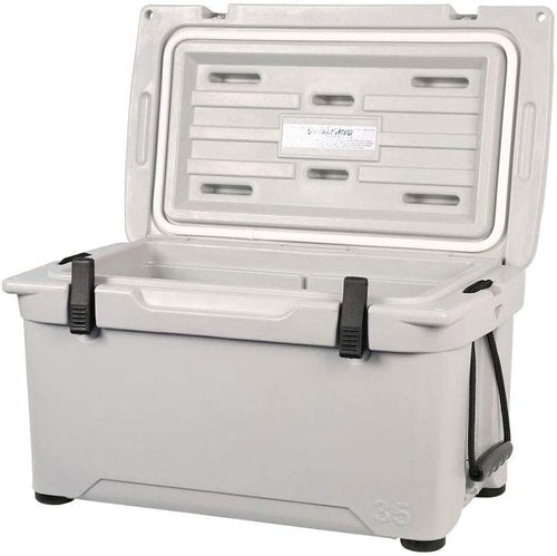 Engel Coolers ENG35 Cooler | 36 Can High Performance Durable Seamless Rotationally Molded Ice Box for Camping, Hunting, and Fishing