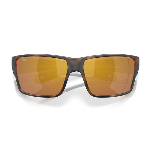 Costa Del Mar Sunglasses for Men - Reefton PRO Mens Polarized Sunglasses - Fishing, Boating & Beach UV Protection - Size 63 - Matte Tortoise/Gold Mirror 580G