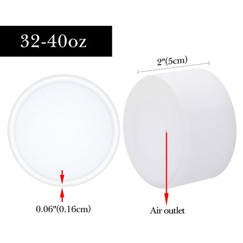 Linkidea Water Bottle Boot Compatible with Hydro Flask Wide Mouth Flex Cap/Straw Lid/Chug Cap 32oz/40oz, Silicone Bottle Bottom Sleeve Cover Protector, Bottle Bumper (Clear / 2 Pack)