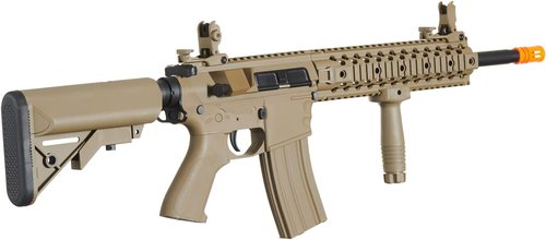 Lancer Tactical Gen 2 Evo Durable Polymer M4 Airsoft Gun AEG w/Grip, Battery, Charger & 1000 Rounds BBS Included