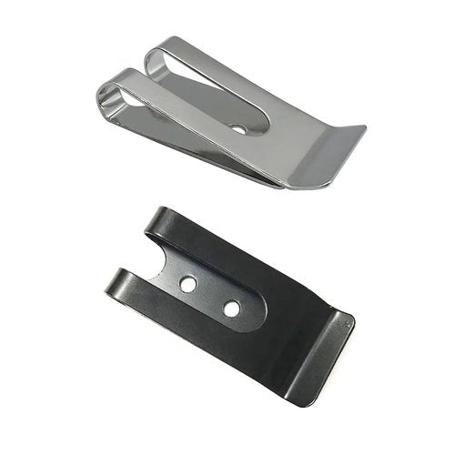 ArrErr 6 Pack Multitool Sheath Metal Belt Clip Replacement with Mount Screws Tool Pouch Buckle Spring Hook for Leatherman Multitool Belt Sheath EDC Belts Organizer Nylon Belts Clip Pouch Pocket