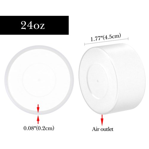 Linkidea 2 Pack Water Bottle Boot Compatible with Thermos ICON Series 24oz, Silicone Waterbottle Bottom Bumper Protector (Clear White)