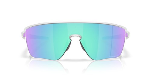 Oakley Men's OO9415 Corridor Square Rectangular Sunglasses, Matte Clear/Prizm Sapphire, 42 mm