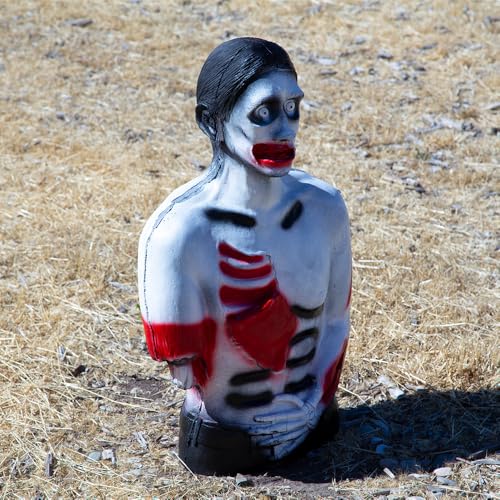Delta McKenzie Undead Fred™ Zombie 3D Archery Target - Self-Healing FlexFoam - 32" H x 19" W - Broadhead & Field Point Compatible - Up to 350 FPS - Backyard Practice