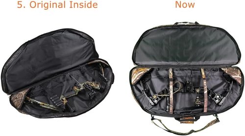 DarkForest BC-1 Padded Soft Compound Bow Case Archery Bow and Arrow Case - 37.5" Interior Length
