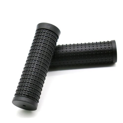 2Pcs Black Bike Bicycle Long/Short Handlebar Grips for Twising Shifter, Shockproof Anti Slip Parts, Cycling Parts and Components Anti Slip Soft Rubber Bike Grips (Long Short)