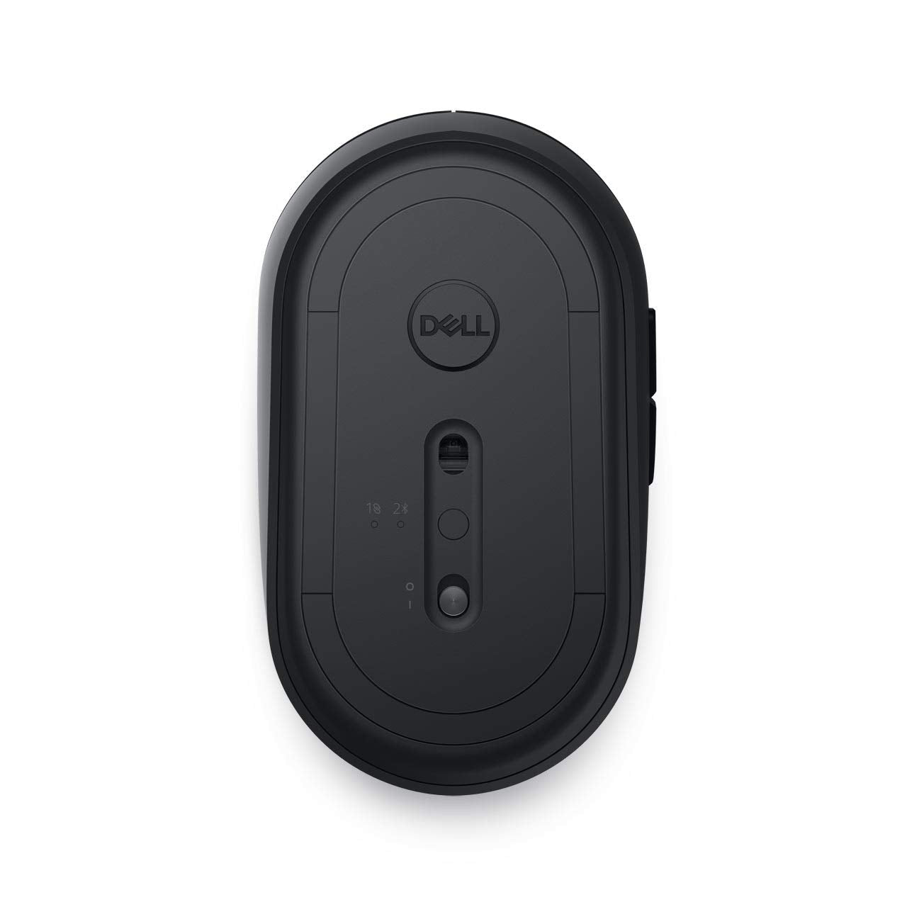 Dell Mobile Wireless Mouse - MS3320W, Wireless - 2.4 GHz, Bluetooth 5.0, Optical LED, Mechanical Scroll, 1600 DPI, 3-Buttons - Black