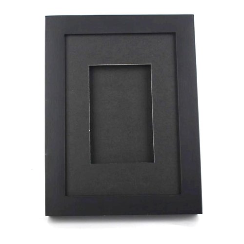 6"X8"Card Display Case,Baseball Card Display,Wood HD GlassTrading Card Display Case,for,Sports,Baseball,Basketball,Hockey(Black). 