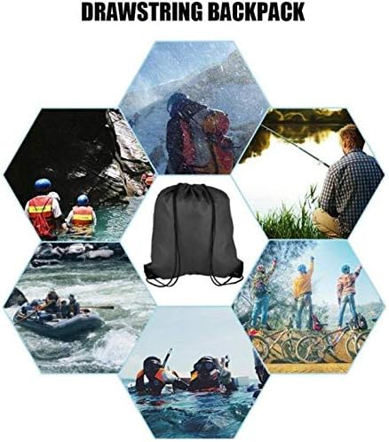 Drawstring Backpack Marble Bag Water Resistant Lightweight Gym Sackpack For Hiking Yoga Gym Swimming Travel Beach