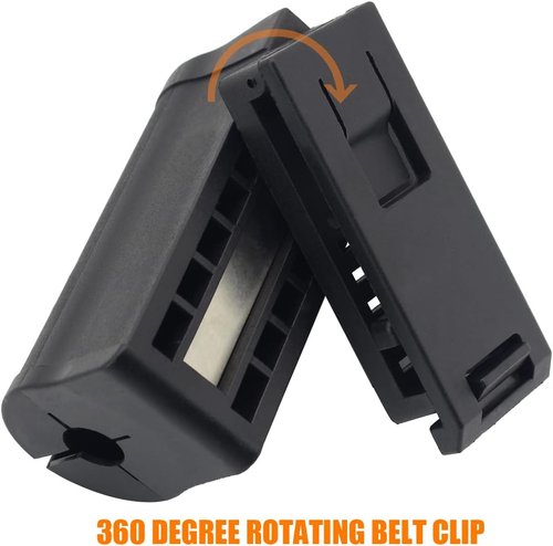 Compact Light Holder, Duty Flashlight Holder Belt Carry Case, Rotating Tactical Flashlight Holster