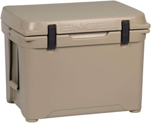 Engel Coolers ENG50 Cooler | 60 Can High Performance Durable Seamless Rotationally Molded Ice Box for Camping, Hunting, and Fishing