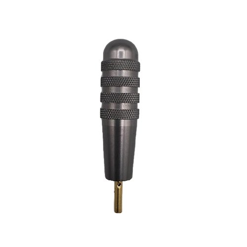 Lighter Bleed Tool –Gun Metal Grey- Aluminum Body with Brass Tip for Air Removal in Butane Torch Lighters – Made in the USA – Durable and Easy to Use