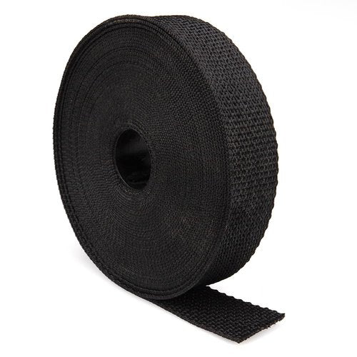 Rope and Cord Polypropylene Webbing – 1 Inch Weather Resistant Multipurpose Webbing – Black, 1 Yard