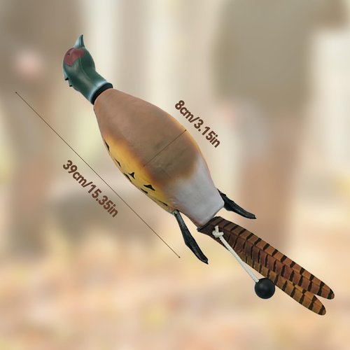 SYWAN Duck Dog Training, Pheasant Dog Training Dummies for Dog Training Hunting Dog Accessories Dogs Training Dummy Bumper Retriever Floating De-ad Bird Fowl Trainer Hunting Retriever (Pheasant)