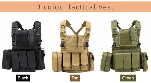 Haverain Tactical Outdoor Survival Vest Adjustable Breathable Weighted for Training-Tactical Hunting Outdoor Safety Protection Vest Available for Cosplay 2WAY (Green)