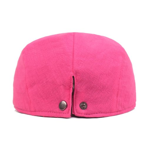 Reyox Unisex Newsboy Hat Vintage Beret Flat Ivy Cabbie Driving Hunting Cap Hot Pink