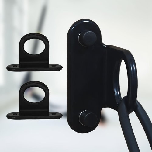 OKETHERMO Resistance Band Wall Anchor(3 PCS Black),Heavy Duty Resistance Bands Wall Mount,Adjustable Resistance Band Hooks,Wall Anchor for Resistance Bands for Home Gym Workouts