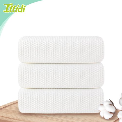 Professional-Grade Paper Plastic Bag Packaging, 1pc Disposable Bath Towels, 55 x 27.5 Inches, Lightweight, Absorbent, Quick-Drying for Travel, Hotel, Camping, Swimming, Spa