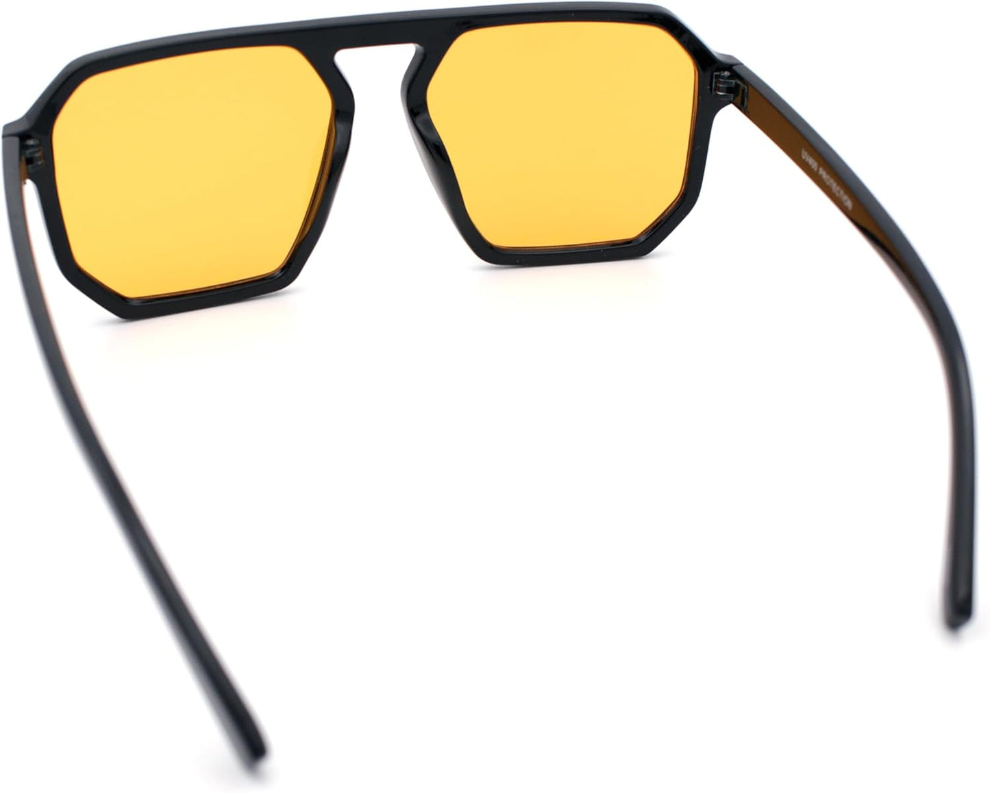 SA106 Mens Octagon Geometric Plastic Racer Mob Pilots Sunglasses